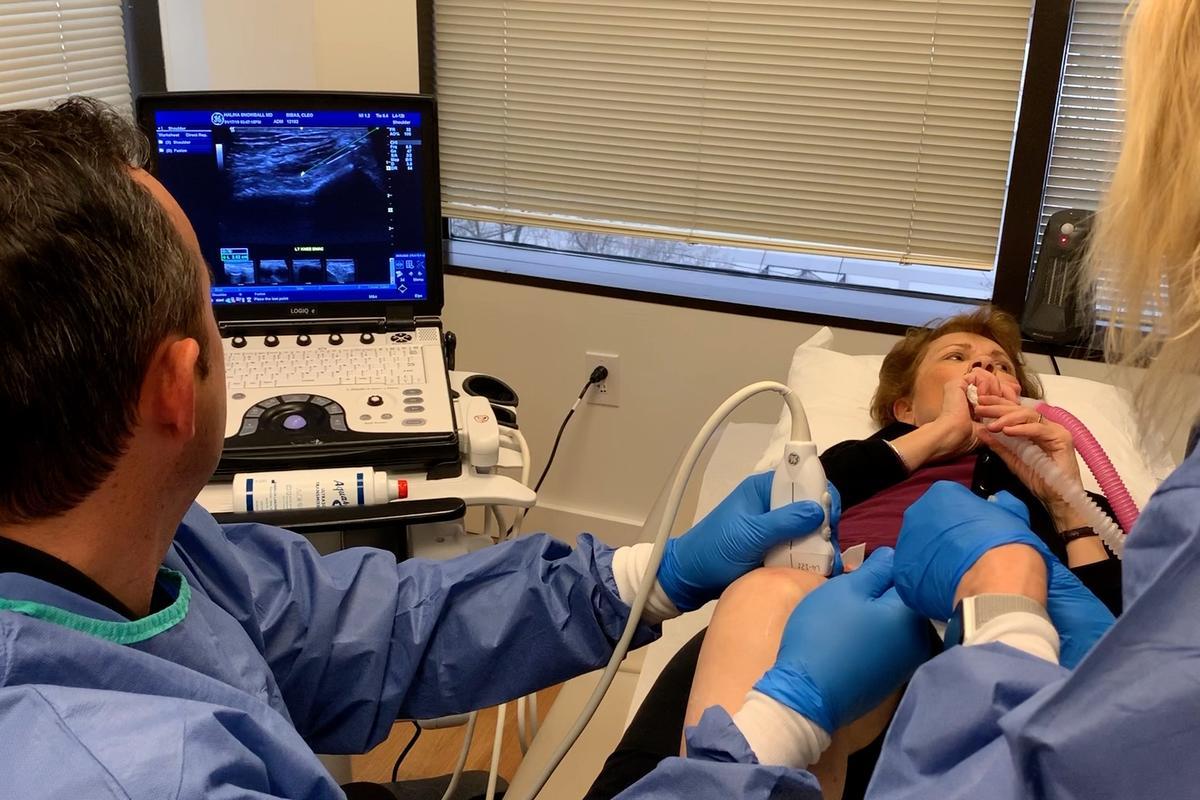In-office stem cell treatment